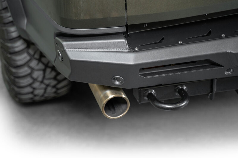 Ford Ranger Raptor Bumper - Rear - Addictive Desert Designs - Edge - Hammer Black with Satin Black Panels - `24-`26